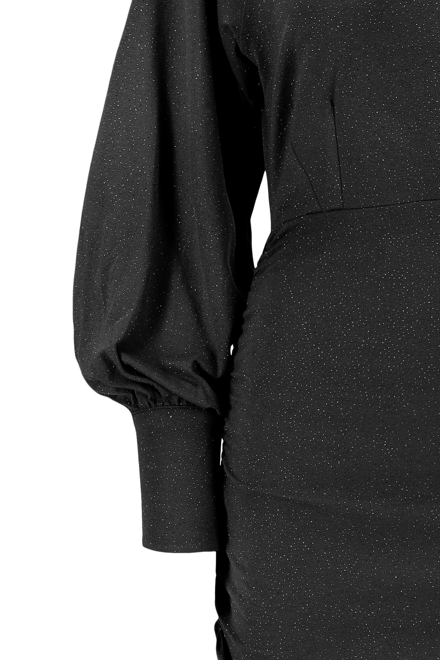 Kjole Upside Down black burnout