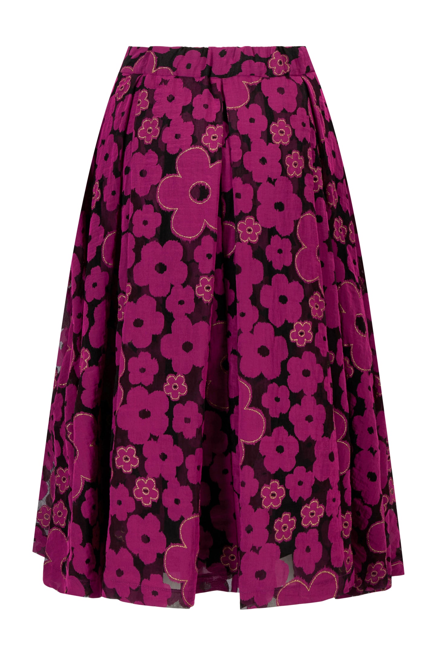 Skjørt Paris plum burnout