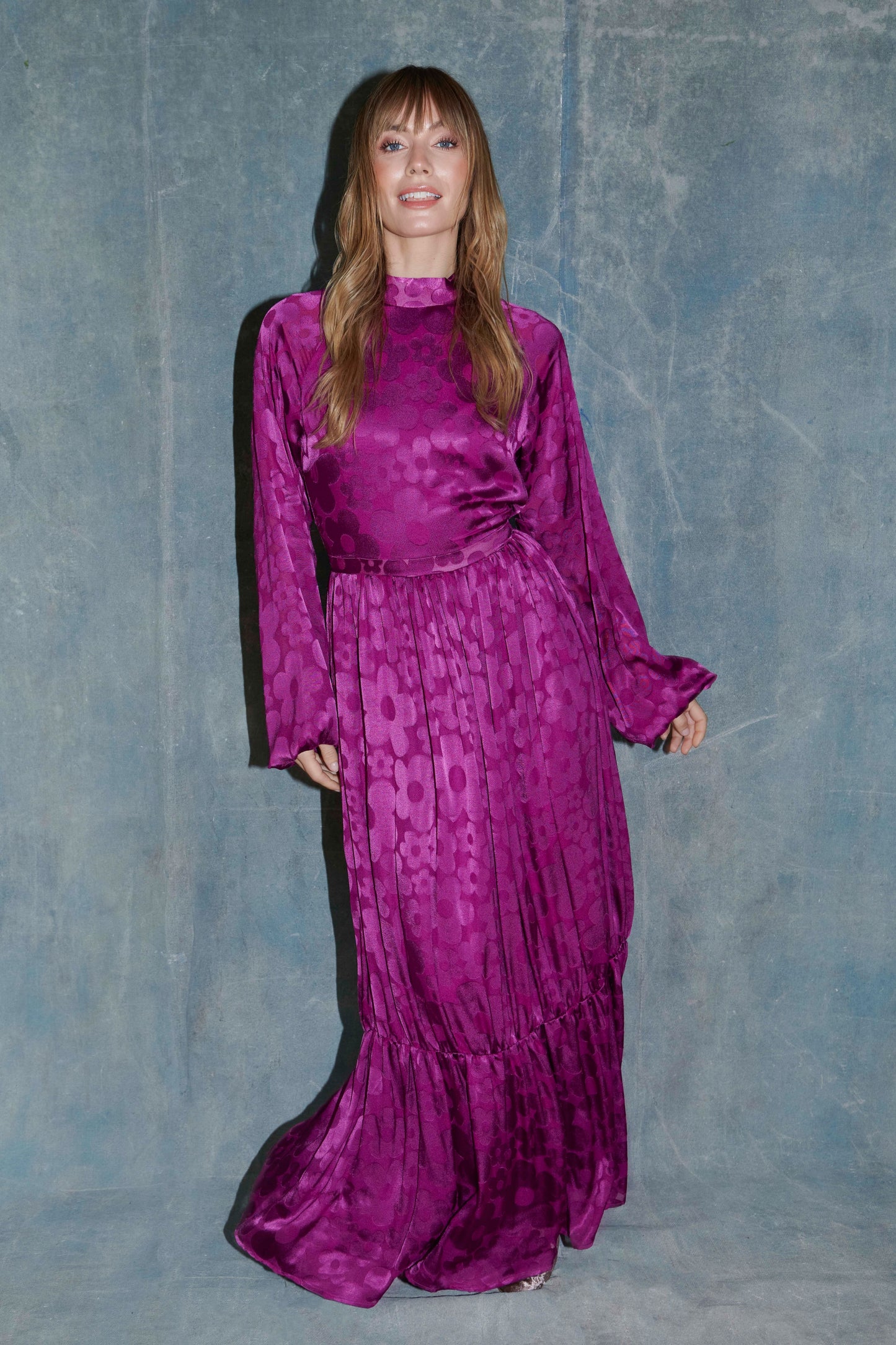 Kjole You Make Me Feel plum burnout