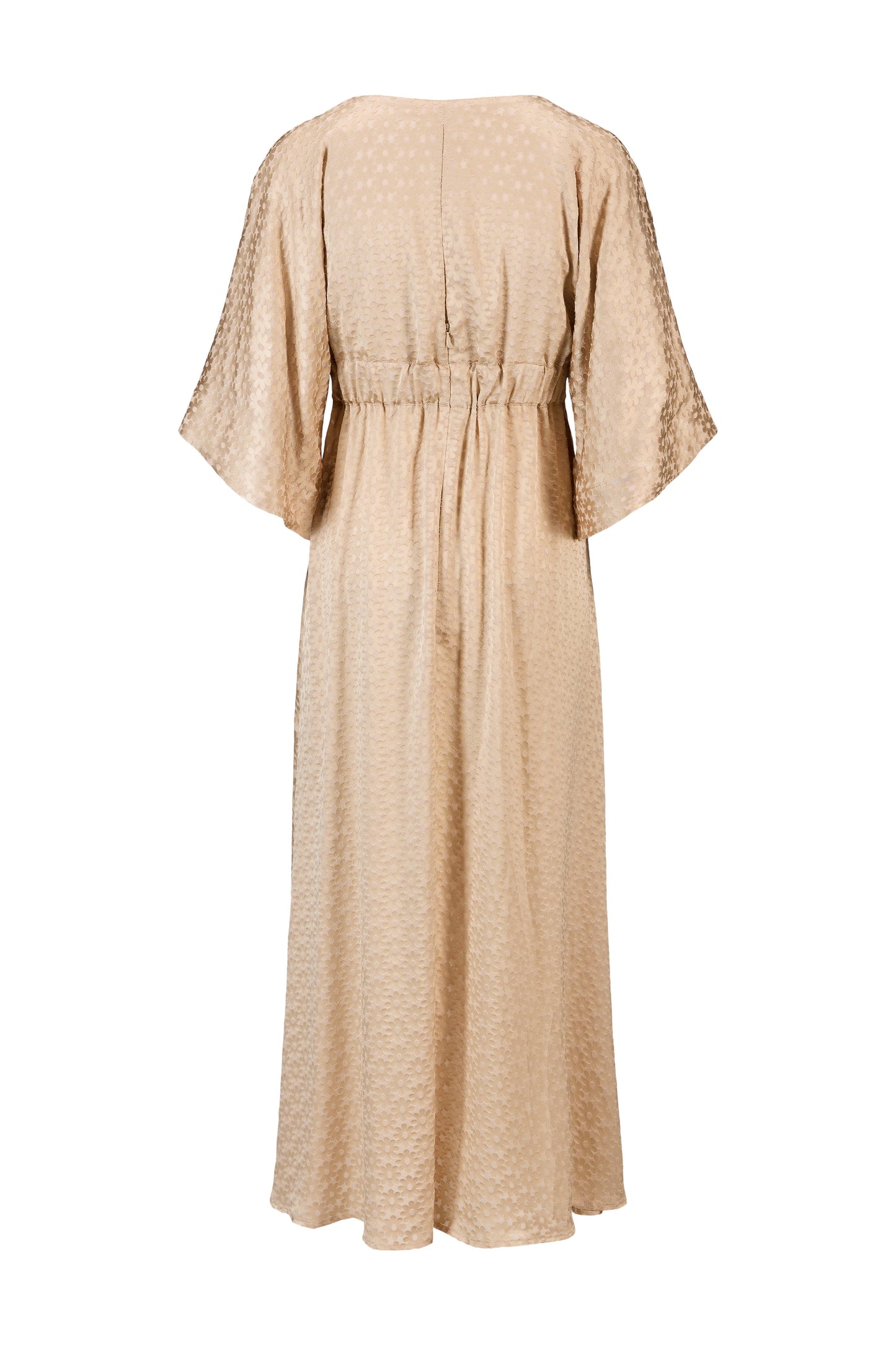 Kjole Hortensia beige burnout